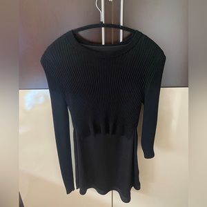 Allsaints Tunic with Mixed Sweater and Silk